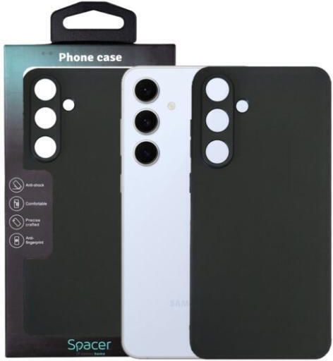 Spacer Калъф За Samsung Galaxy S24fe Черен 1.5мм Дебелина Гъвкав TPU Материал sppc-sm-gx-s24fe-tpu