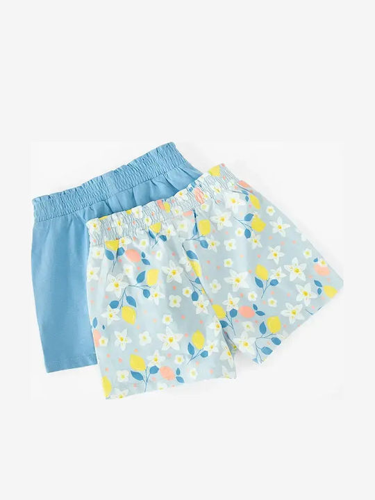 Kids Fabric Multicolour Shorts/Bermuda 2 Pieces