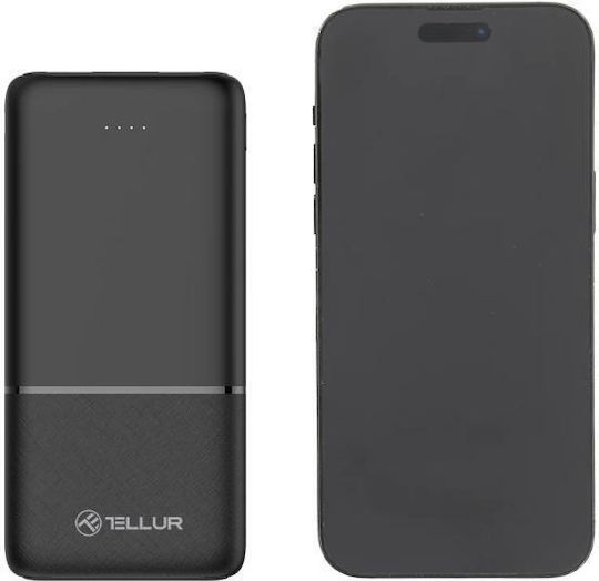 Tellur Power Bank 10000mAh Μαύρο