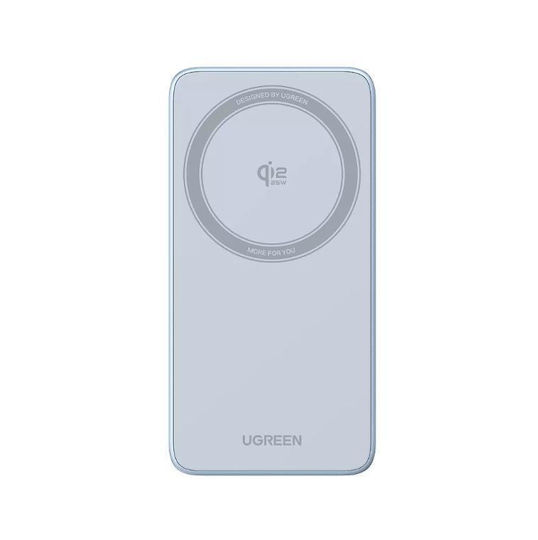 Ugreen Ασύρματος Φορτιστής Qi2 25W Μπλε (W757 MagFlow)