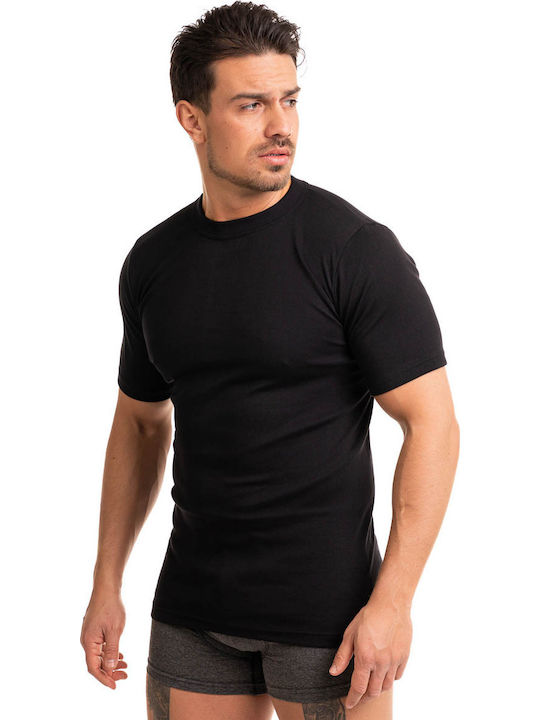 Ανδρική Φανέλα Κοντομάνικη Black