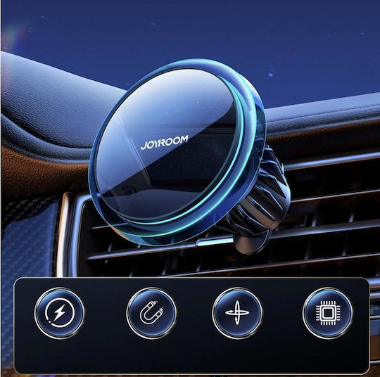 Joyroom Car Mobile Mount with Magnet and Wireless Charging MagSafe Silver
