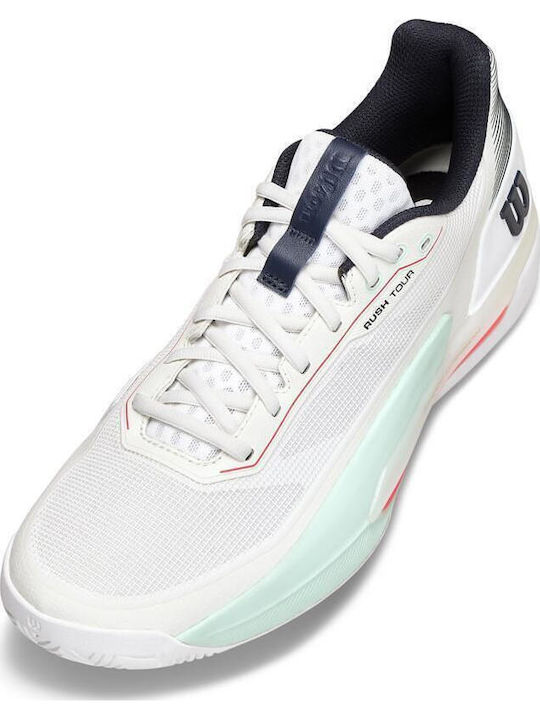 Wilson Rush Men's Tennis Shoes for Hard Courts White