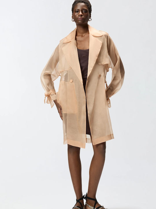 Women's Beige Gabardine
