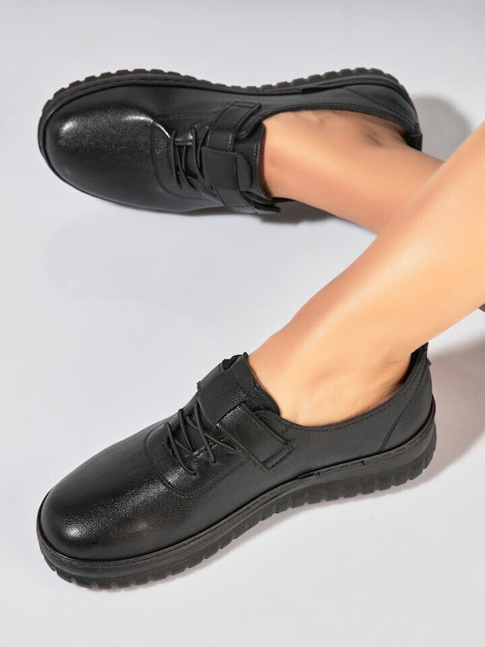 Damen Oxfords in Schwarz Farbe