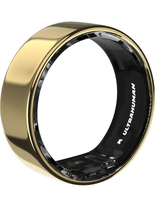 Ultrahuman Air Intelligente Ringe 15.7mm Wasserdicht mit Herzfrequenzsensor Gold