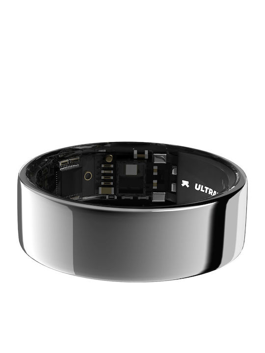 Ultrahuman Air Intelligente Ringe 22.3mm Wasserdicht mit Herzfrequenzsensor Silber