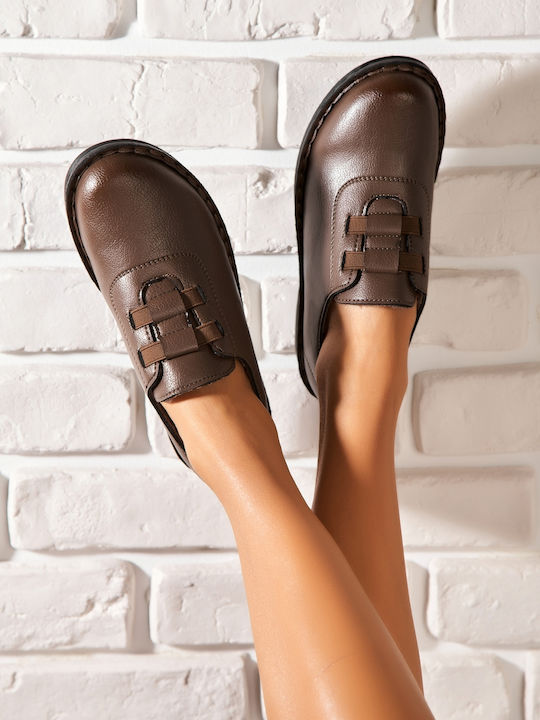 Γυναικεία Oxfords σε Χακί Χρώμα