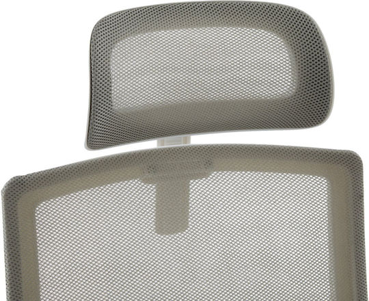 Freebox Office Chair with Adjustable Arms White