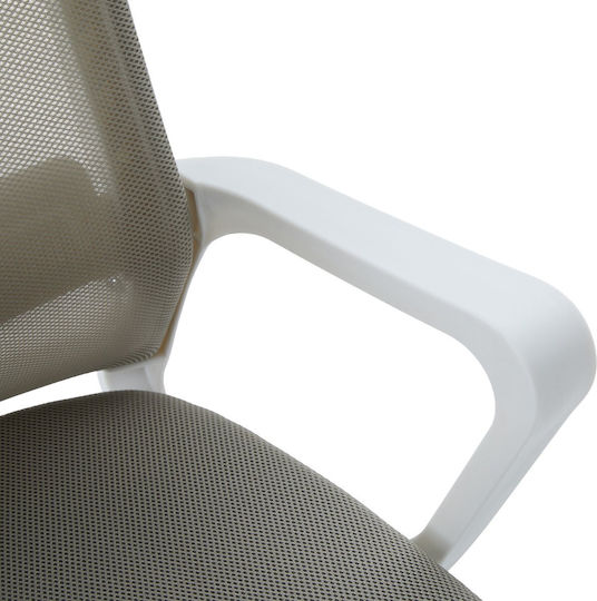 Freebox Office Chair with Adjustable Arms White