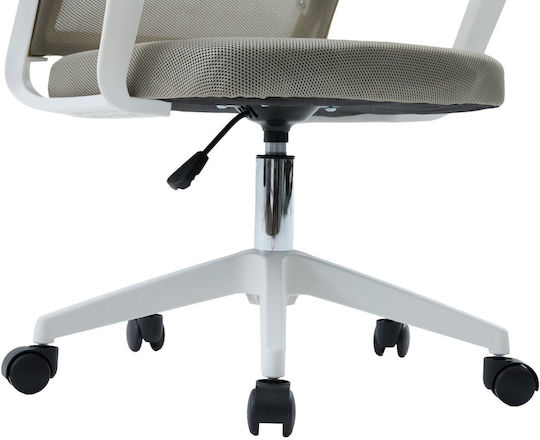 Freebox Office Chair with Adjustable Arms White