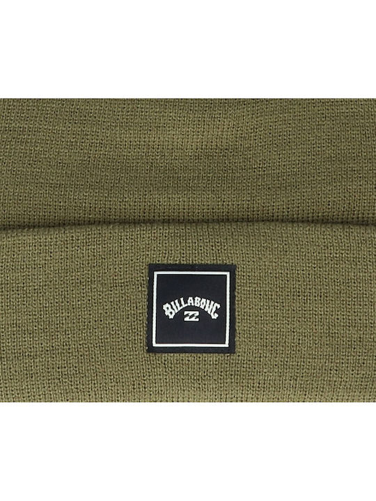 Stacked Beanie Unisex Σκούφος Πλεκτός σε Πράσινο χρώμα