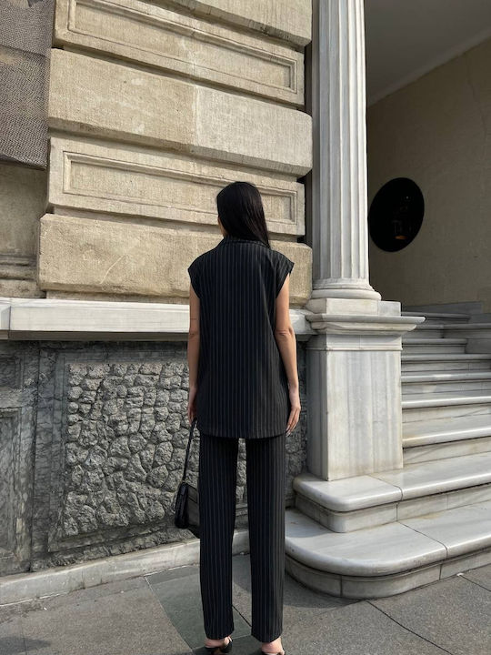 Pantaloni Dama Negru Costum