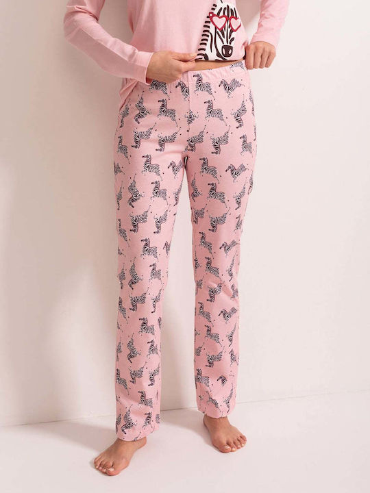 Sofiaman Sofiaman Damen Schlafanzug & Pyjamas Winter Rosa