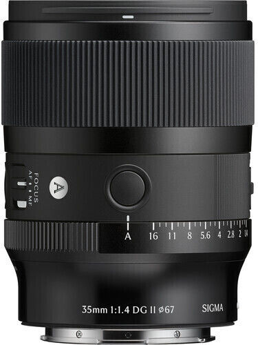 Sigma Full Frame Φωτογραφικός Φακός 35mm F/1.4 DG II Art Wide Angle για Leica L Mount Μαύρος