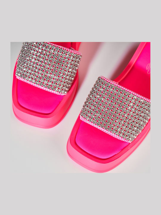 Platforme Dama Tip Slip On Fucsia