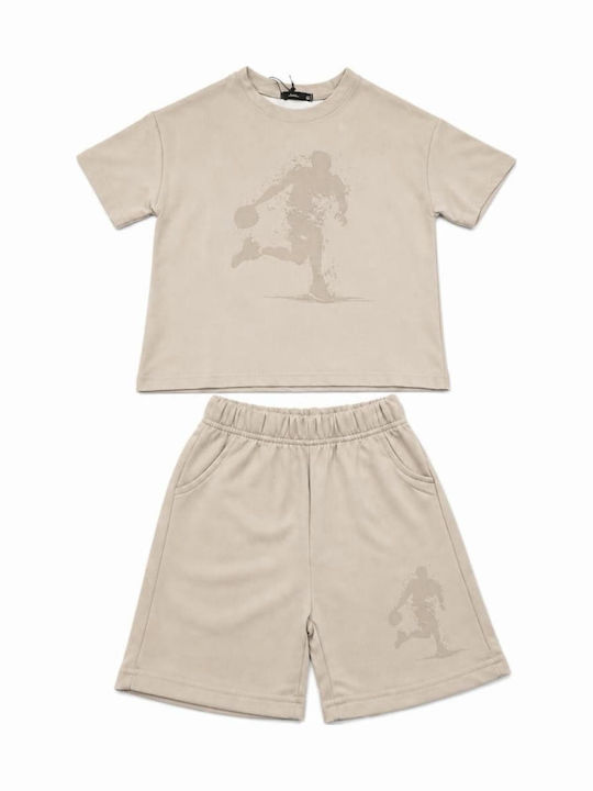 Kids Fabric Shorts/Bermuda Beige