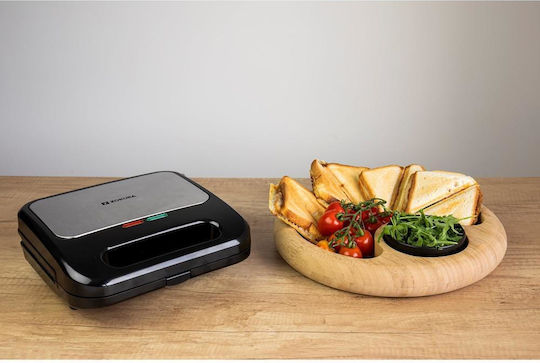 Sandwich Maker Grill with Removable Plates 800W Black