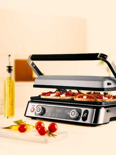 Braun Multigrill 9 Pro Сандвич Мейкър Грилиера с Разделяеми Плочи 2200W