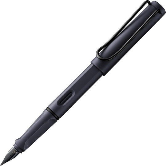 Lamy Safari Писалка Fine Сива от Inox с Черно Мастило