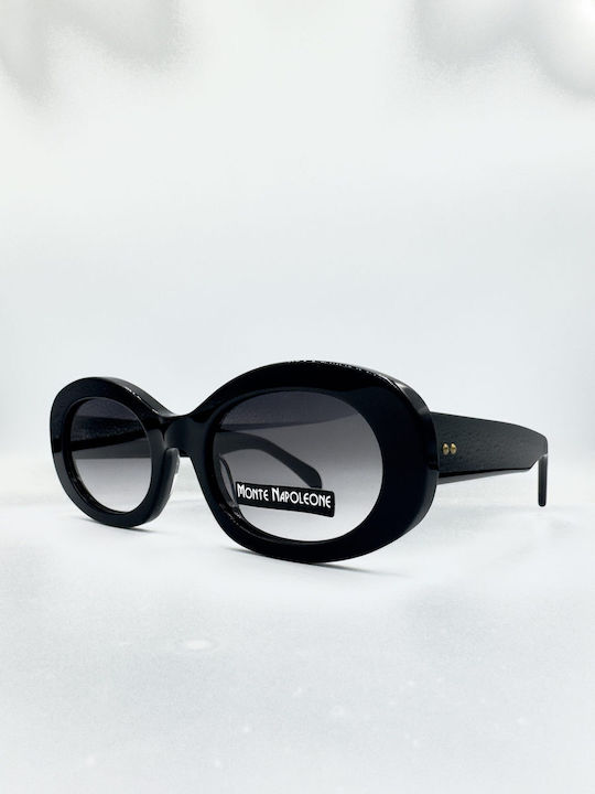 Monte Napoleone Black Sunglasses With Frame