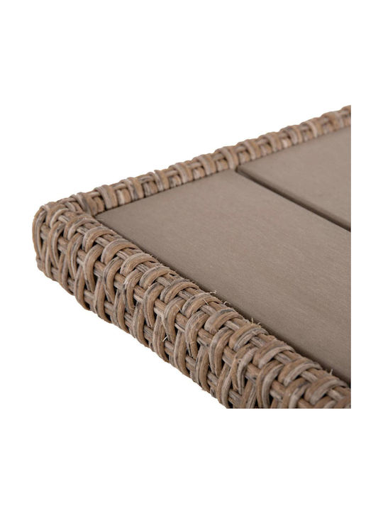 Garden & Outdoor Furniture Sets Living Room Set 2 Pieces Mocca with Pillows