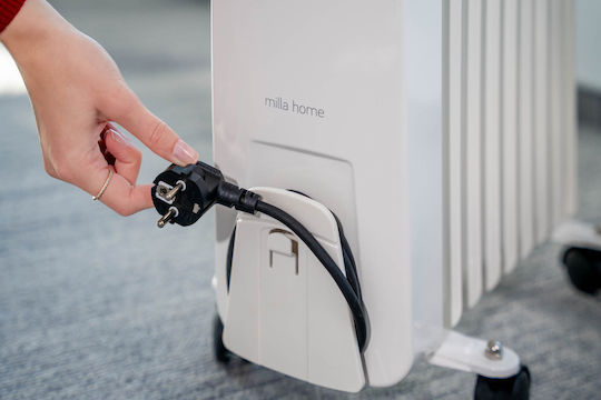 Milla Home Маслен Радиатор с 8 Ребра 2000W