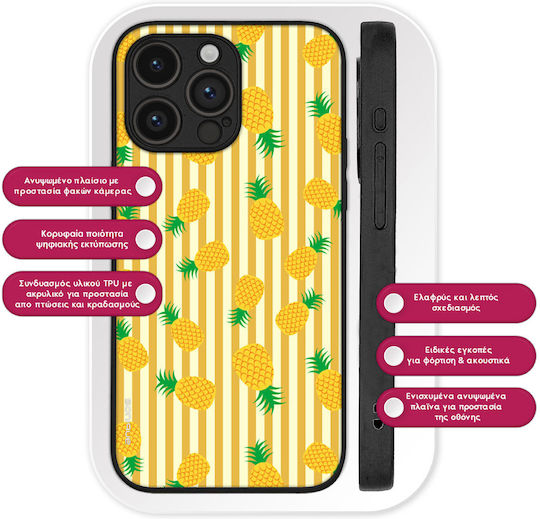 Sonique Fruit Series Mobile Phone Case Motorola Edge 70 Fusion 5G Pineapple 01