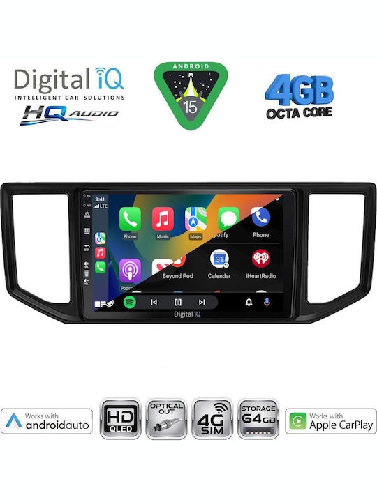 Digital IQ Car Audio System for Volkswagen Passat 2016-2023 (Bluetooth/USB/WiFi/GPS/Apple CarPlay/Android Auto) with 10" Touch Screen