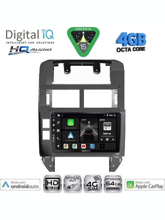 Digital IQ Car Audio System for Volkswagen Passat 2016-2023 (Bluetooth/USB/WiFi/GPS/Apple CarPlay/Android Auto) with 10" Touch Screen