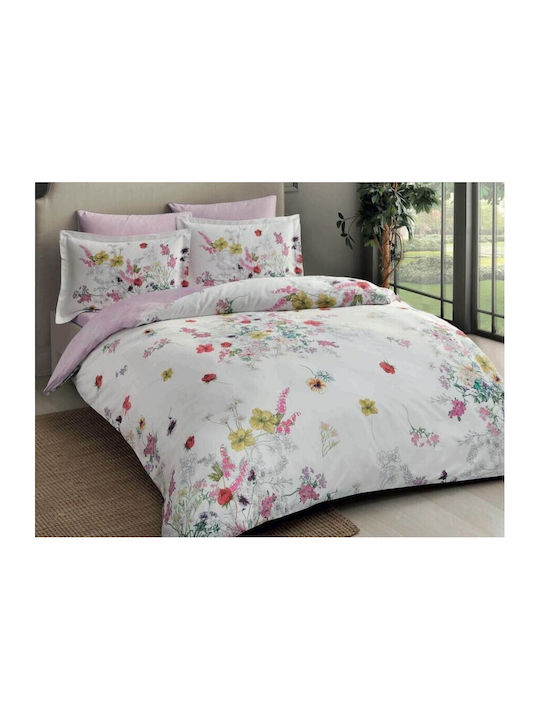 Tac Set Huse Pentru Pilote 200x220cm Dublu Cu 4 Fețe De Pernă & 1 Cearceaf Benicia