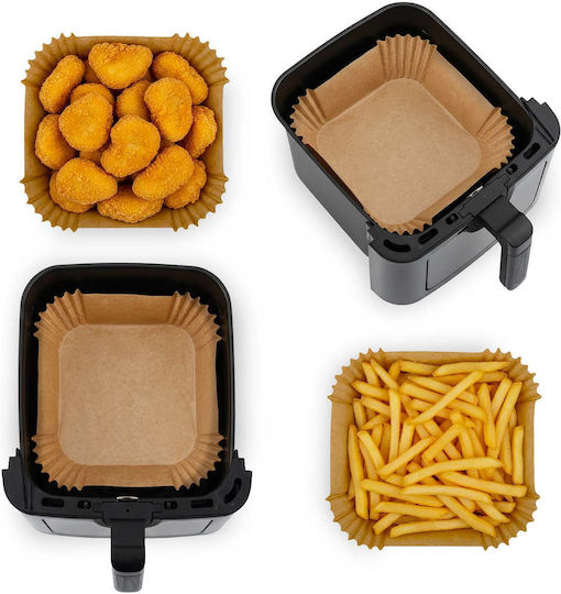 Berdsen Незалепващи Хартии за Air Fryer 20x20см 100 Броя