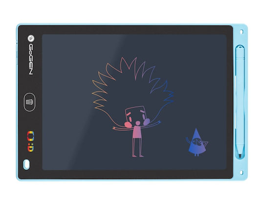 Gogen Decko Tabletă de Desen pentru Copii 10" 25 Cm Ecran LCD Baterie Cr2016 Subțire Albastru Deschis