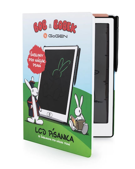 Gogen Bob Bobek Tabletă de Desen Copii 11" 28 Cm Ecran Lcd Baterie Cr2025 Inclusă Subțire Ușoară Albă