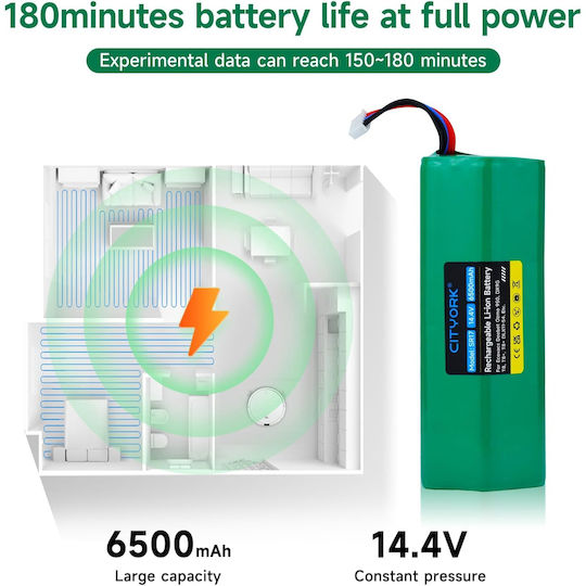Batterie 6500mAh Für Roboter-Staubsauger Ecovacs