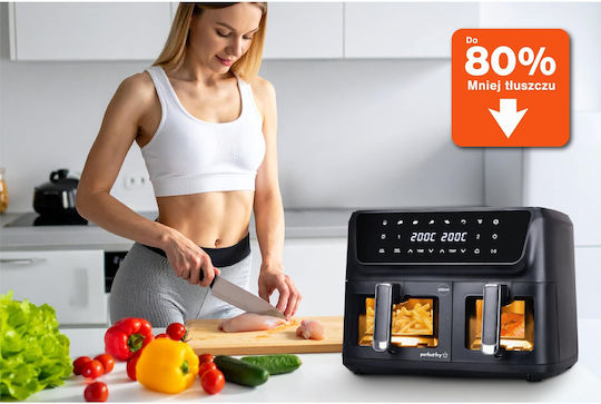 Eldom Air Fryer with Double Removable Container 11l Black FR220