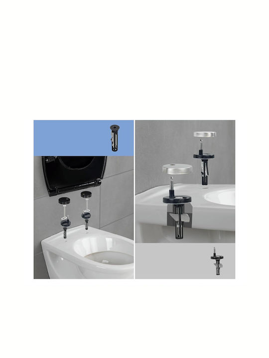 Toilet Seat Plastic Black