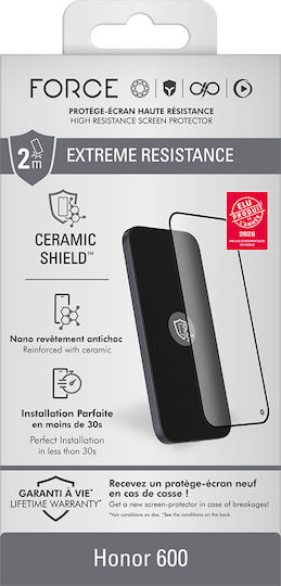 Force Glass Screen Protector Honor 600 Ceramic Shield 2.5d Sticlă Temperată 10h Transparentă