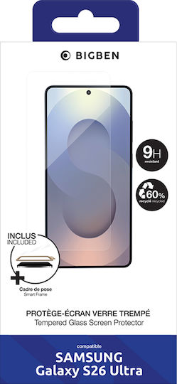 Bigben Screen Protector Galaxy S26 Ultra 9h Anti-scratch Tempered Glass Transparent