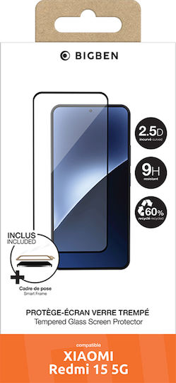 Bigben Folie Protectie Telefon Xiaomi Redmi Note 15 4g 5g 9h 3d Sticlă Temperată Transparentă