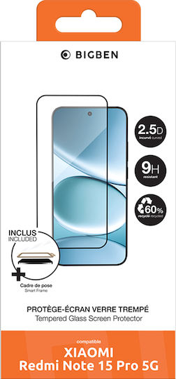 Bigben Screen Protector Xiaomi Redmi Note 15 Pro 5G 9H 2.5D Sticlă Temperată Transparentă