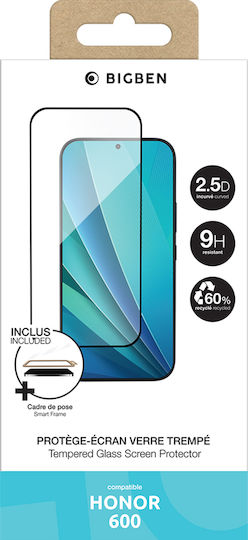 Bigben Screen Protector Honor 600 9h 2.5d Tempered Glass Transparent