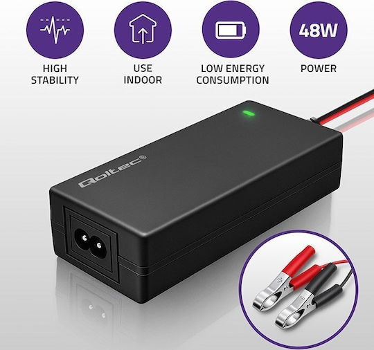 Qoltec Φορτιστής Μπαταρίας Αυτοκινήτου 24V 2A 48W