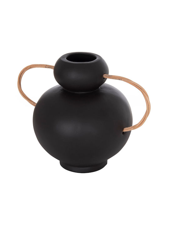 Freebox Decorative Vase Ceramic Orange 27x15xH20cm