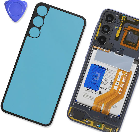 Clappio Batterieabdeckung Klebeband Samsung Galaxy A25 5G Doppeltes Befestigen Transparent