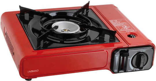 Nomad Doc178 Portable Gas Stove 2 Kw Automatic Ignition Red Black