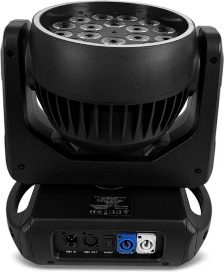 Light4me Moving Head Wash Led Dmx Effect Ring 60x0.2w Sky Wash 18x10w Rgbw