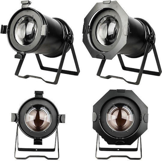 Evolights ПАР 64 200W LED Зум Авто V2 Сценичен Спот Театрално Осветление Топло Бяло