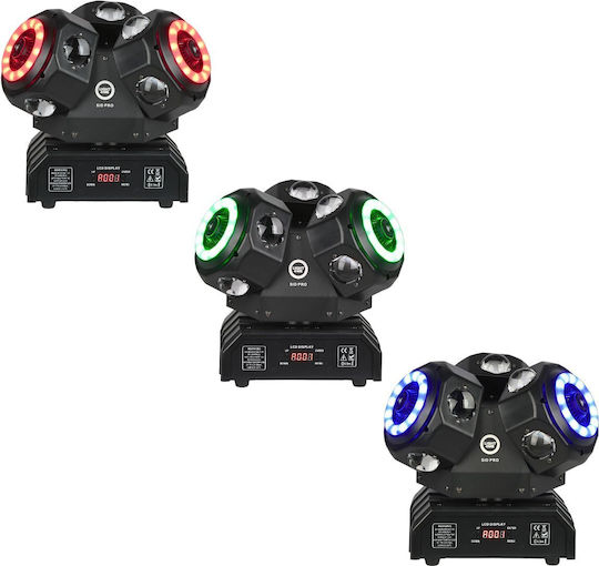 Light4me Sid Pro Movable Multi-effect Light 5in1 Stage Lighting Led Dmx Beam Ring Laser R G B 12x10w Rgbw