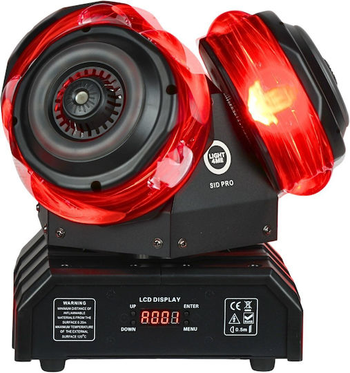 Light4me Sid Pro Movable Multi-effect Light 5in1 Stage Lighting Led Dmx Beam Ring Laser R G B 12x10w Rgbw